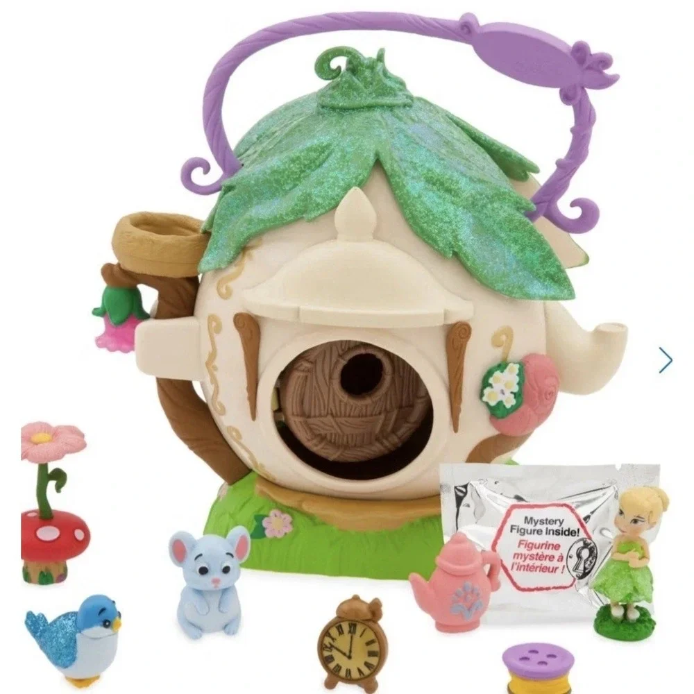 Disney Store Tinker Bell Micro Playset, Disney Animators' Collection Littles NIB